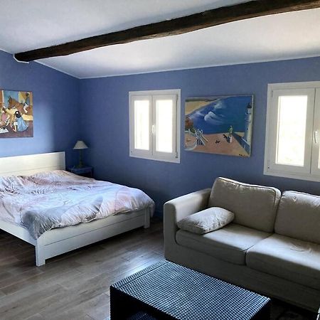 Agreable Chambre D'Hotes Avec Vue Sur Les Collines Lejlighed La Colle-sur-Loup Eksteriør billede